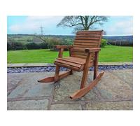 Swedish Redwood Garden Rocking Chair by Churnet Valley
