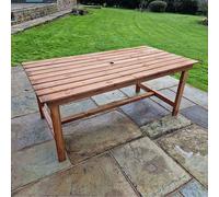 Swedish Redwood Garden Table by Croft