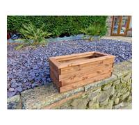 Swedish Redwood Garden Trough Planter by Churnet Valley