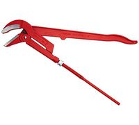 Swedish-Style Pipe Wrench Angled Mouth 3"