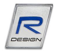 Swedish SUV Self-adhesive car thick emblem sticker trunk replacement for XC60 S90 XC90 S60 Polestar badge AWD Rdesign Moose Test (R Design)