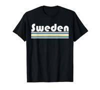 Swedish Sweden Flag Retro Vintage Country Home Souvenir Gift T-Shirt