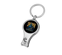 Swedish Sweden Ship Portable Metal Nail Clipper with Keychain Sharp Fingernail Clippers for Men Women