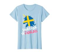 Swedish Unicorn Sweden Flag T-Shirt