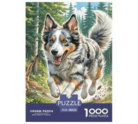 Swedish Vallhund Puzzles 1000 Pieces for Adults Educational Games Cute Pets Puzzles for Adults Fun Present & Activity for Home38x26cm/1000pcs