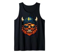 Swedish Viking Sweden Sverige Family Heritage Tank Top