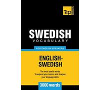 Swedish vocabulary for English speakers - 3000 words: 271 (American English Collection)