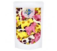 Swedisweets Swedish Soft Chewy Foam Cow Candy 16oz | Fruity Marshmallow Treats | Gluten-Free Scandinavian Candy | Cute Cow-Shaped Sweets | Authentic Swedish Candy Gift,454g