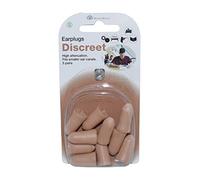 SwedSafe Discreet Ear Plugs - Discreet Hearing Protection for Sleeping Work or Concerts - 5 Pairs with Carrying Case