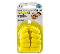 SwedSafe Ear Plugs Hearing Protection 33dB - Perfect for Sleeping Concerts or Work - Soft Foam Earplugs 5 pairs - Small Yellow