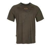 SwedTeam Alpha SS RE-ECO T-Shirt XXX-Large Green - Hunting shirt breathable cotton for Men