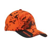 SwedTeam Ridge Cap - Desolve Fire Camo - Hunting cap camouflage safety for Men
