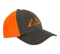 SwedTeam Ridge Junior Cap Orange/Green OSFA Green - Hunting cap camouflage safety for Men