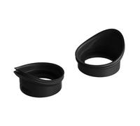Sweeaau 1 Pair Of Soft Silicone Eyecups Eyepiece Covers With Antifatigue Designs For Prolonged Use In Microscopes And Telescopes Microscope Eyepiece Cover