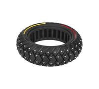 Sweeaau 10Inch Electric Scooter Solid Tire Front Rear Tire Studded Solid Tires Replacement Wheel Scooter Wheel Replacements Snow Studded Tires