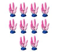 Sweeaau 10lots Artificial Corals Fishes Tanks Decorations Corals Aquariums Ornaments For Bettas Fish Tanks Decoration Aquariums Landscape Decoration