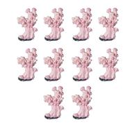 Sweeaau 10lots Artificial Corals Fishes Tanks Decorations Corals Aquariums Ornaments For Bettas Fish Tanks Decoration Aquariums Landscape Decoration