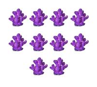 Sweeaau 10lots Artificial Corals Fishes Tanks Decorations Corals Aquariums Ornaments For Bettas Fish Tanks Decoration Aquariums Landscape Decoration