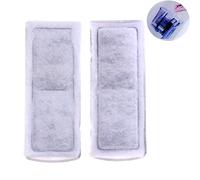 Sweeaau 2 Pieces Aquarium Filter Media Pad Filtration Activated Carbon Replacement Filter For Water 5" By 2" Aquarium Mesh Top Cover