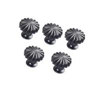 Sweeaau 5/10Pcs Aluminum Alloy Cabinet Knob Drawer Pulls Pumpkin Furniture Decorative Handle for Kitchen Cupboard Wardrobe Pumpkin Pattern Drawer Handles Dressers Replacement