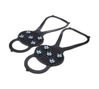 Sweeaau 5 Teeth Ice Grips Snow Spikes Crampons Traction Cleats Grippers NonSlip Crampons Ice Cleats Snow Grips
