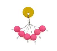 Sweeaau 6Pcs Fishing Bobber Stopper Glow Float Buoys Floating Stop Connectors For Trout Fishing Tackle Line Plugs Float Glow Buoy