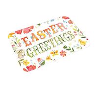 Sweeaau Animal Easter Decoration Floor Mat 23.6x15.7 Inch Doormats Anti-Slip Mat For Indoor Outdoor Entrance Easter Day Decor Prayer Thick