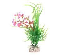 Sweeaau Aquarium Plant Artificial Fish Tanks Decorations Aquatic 13cm Height Underwater Realistic Grass Aquarium
