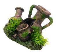 Sweeaau Aquariums Landscape Artificial Old Crock Fish Tanks Landscaping For Shrimp Breeding Landscape Ornaments Craft Realistic Aquarium Ornament