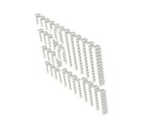 Sweeaau Computer Cable Organizing Holder Set 34PCS Acrylic Cable Organize Holder Clips For Power Supply Unit Cables Wire Organizing Combs