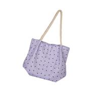 Sweeaau Contemporary Floral Printed Canvas Bag Braided Strap Large Capacity Carryall Reusable Grocery Bags For Women Canvas Shoulder Bag For Women