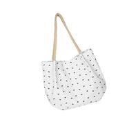 Sweeaau Contemporary Floral Printed Canvas Bag Braided Strap Large Capacity Carryall Reusable Grocery Bags For Women Canvas Shoulder Bag For Women