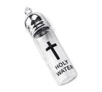 Sweeaau Durability Holy Water Bottle Glass Vessel For With Stylish Lid For Religious Practices And Gift Giving Bottle