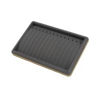 Sweeaau Elegant Sturdy PU Leather Jewelry Organizers Tray Accessory for Women Girls Rings Earrings Necklaces Bracelets Display Tray