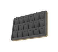 Sweeaau Elegant Sturdy PU Leather Jewelry Organizers Tray Accessory for Women Girls Rings Earrings Necklaces Bracelets Display Tray