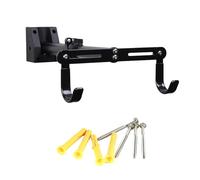 Sweeaau Folding Bicycles Wall Rack Features Thickened Protective Coating AntiScratch Heavy Type Screw Mounting Expandable Bike Rack