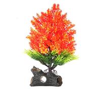 Sweeaau Glass Aquariums Ornament Aqua-Plants Fish Tanks Decoration Aquatic Pet Vibrant Simulation Landscaping Plastics