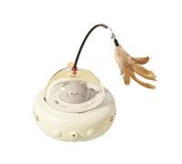 Sweeaau Interactively Cats Toy Rechargeable Cats Toy Automatic Rotating Teaser For Different Felines Personalities Interactively Supply