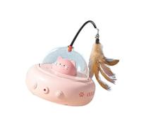 Sweeaau Interactively Cats Toy Rechargeable Cats Toy Automatic Rotating Teaser For Different Felines Personalities Interactively Supply