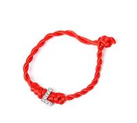 Sweeaau Lucky String 26 Letters Charm Red For Women Men Kids Name Couple Friendship Heart Letter Bracelets Gift Bracelets For Men Pack