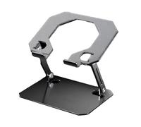 Sweeaau Metal Laptop Holder Stand With Double Arm Designing Desktop Cooling Bracket For Gaming And Home Office Use Heat Dissipation Laptop Holder