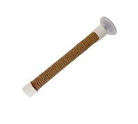 Sweeaau Multifunctional Parrots Stand Grinding Scratchers Toy For Conure Rod Toy Suction Cup Standing For Parrot Natural Bird Perches Parakeets