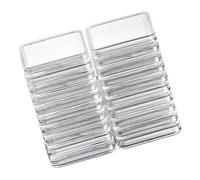 Sweeaau Multipurpose Sturdy 100 Pieces Square Inner Liners For 17 30mm Commemoratives Coin Portable Gifts Giving Use Gifts Coin Collector