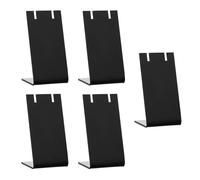 Sweeaau Practical Sturdy Acrylic Covered Earring Holder 5 Pack Jewelry Display Stand Portable for Accessories Daily Use Pendant Organizers