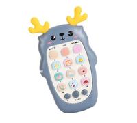 Sweeaau Rechargeable Kids Pretend Play Phone Deer Design Simulation Mobile Educational Toy With Nursery Rhymes For Toddler Educational Social Skill Toy