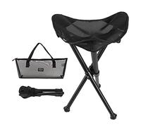 Sweeaau Tall Slacker Chair Folding Tripod Stool For Outdoor Camping Walking Hunting Hiking Fishing Travel Support 220lbs Folding Camping Tripod Stools