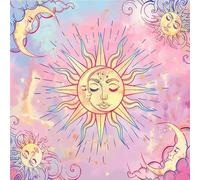 Sweeaau Tarot Tablecloth Spiritual Cloth Moon Table Cloth For Tarot Readings Spill Proof & Resistant Kitchen Decors Indian Consigners
