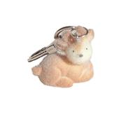 Sweeaau Unique Alpacas Shaped Keychain Lightweight Resin Keychain with Adorable Animal Designs for Bags Purses Backpack Novelty