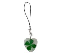 Sweeaau Unique Keychain Four Leaf Clovers Phone Pendant Women Bag Charm Stylish Backpack Accessory for Fashion Enthusiasts Necklace Charm
