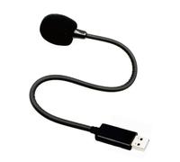 Sweeaau USB C Gaming Microphone With Noise Cancellation & Adjustable Gooseneck Omnidirectional Condenser Mic For PC/Laptop Streaming/Meetings USB C Microphone With Gooseneck